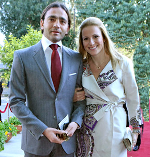 Με την σύζυγο-κόρη του κ. Αναστασιάδη