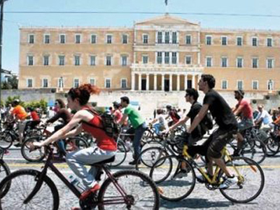 Ποδηλατοπορεία στο Σύνταγμα κατά του ρατσισμού