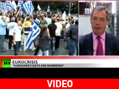 Nigel Farage: Σηκώστε τα χρήματά σας «χθες» Nigel Farage: Σηκώστε τα χρήματά σας «χθες»