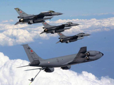 Αλλεπάλληλες παραβιάσεις του εθνικού εναέριου χώρου από τουρκικά μαχητικά