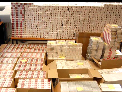 Κατερίνη: Χίλια πακέτα με τσιγάρα σε ένα σπίτι