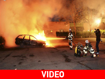 Άλλη μια νύχτα βίαιων επεισοδίων στη Στοκχόλμη Άλλη μια νύχτα βίαιων επεισοδίων στη Στοκχόλμη