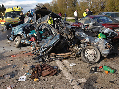 Μεγάλη αύξηση των τροχαίων τον Φεβρουάριο