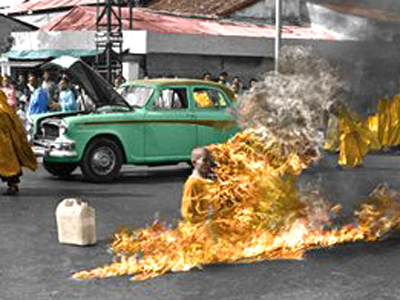 Κατμαντού: Άλλος ένας Θιβετιανός μοναχός αυτοπυρπολήθηκε διαμαρτυρόμενος