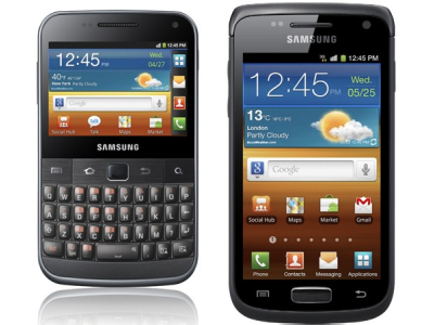 H Samsung ανακοινώνει τα κινητά τηλέφωνα Galaxy W, Y, Y Pro και M Pro