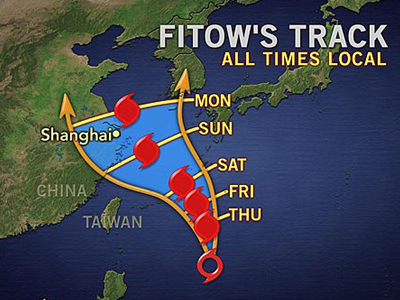 Σε κατάσταση υψίστης επιφυλακής η ανατολική Κίνα