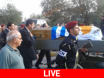 Το τελευταίο αντίο στον Γλαύκο Κληρίδη