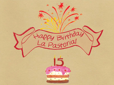 Η La Pasteria γίνεται 15…!
