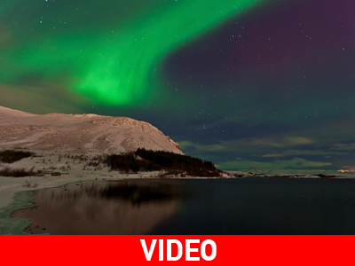 Πλάνα από το βόρειο σέλας της Ισλανδίας στις 17 Μαρτίου