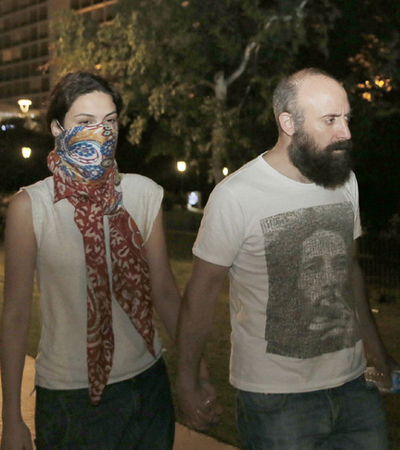 Μεταξύ των διαδηλωτών και ο πρωταγωνιστής της σειράς 'Σουλεϊμάν ο Μεγαλοπρεπής'