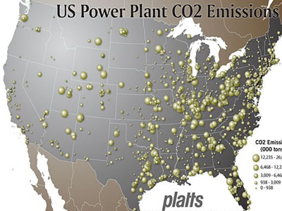 Σε ιστορικό χαμηλό από το 1994 οι εκπομπές CO2 στις ΗΠΑ