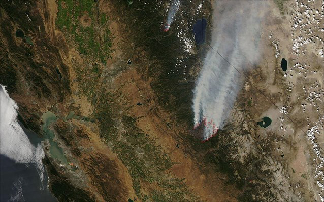 Πρόσφατη αεροφωτογραφία της περιοχής
