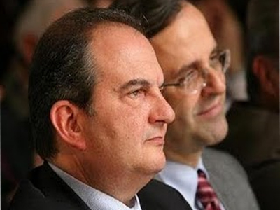 Συνάντηση Σαμαρά – Καραμανλή στο μνημόσυνο του ιδρυτή της Ν.Δ.