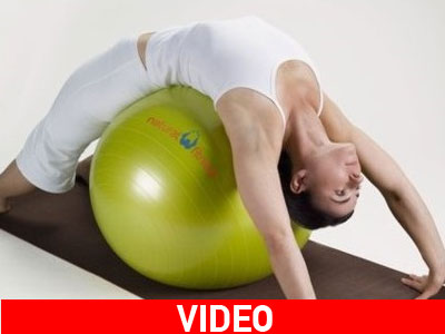 Γυμναστική με fiteness ball
