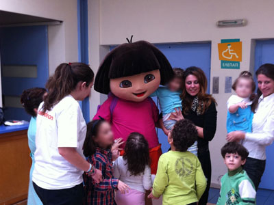 Ο Μπομπ και η Ντόρα στα άρρωστα παιδιά