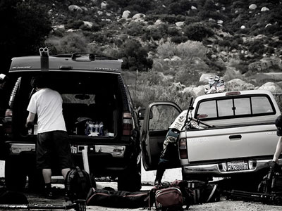 O Aaron Gwin προετοιμάζεται