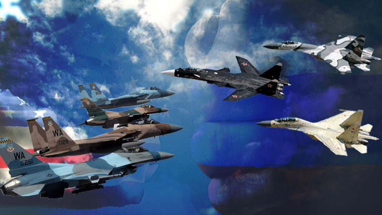 Σκηνικό από τον… Ψυχρό Πόλεμο: Ρώσικα και αμερικάνικα μαχητικά ήρθαν σε οπτική επαφή πάνω από τη Συρία