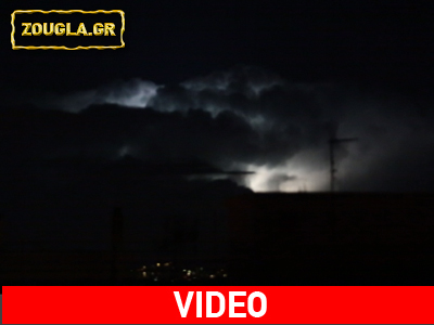 Καθηλωτικές εικόνες σε καταιγίδα στην Πεντέλη