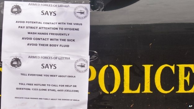 Αστυνομικά μέτρα στη Λιβερία για την αποφυγή της εξάπλωσης του ιού