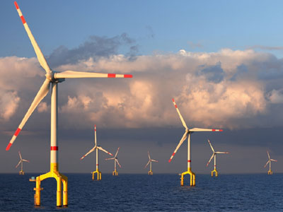 Σε λειτουργία το μεγαλύτερο παράκτιο αιολικό πάρκο της Γερμανίας