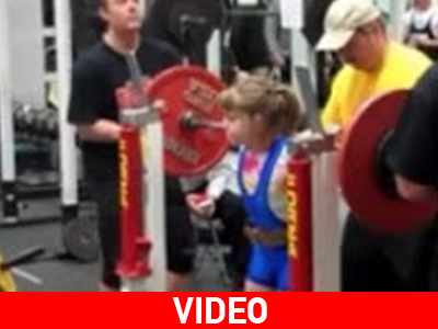 Εννιάχρονη αρσιβαρίστρια σηκώνει 85 κιλά!