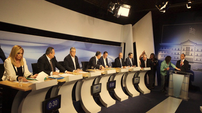 Όλες οι δηλώσεις των πολιτικών αρχηγών στην τηλεμαχία Όλες οι δηλώσεις των πολιτικών αρχηγών στην τηλεμαχία