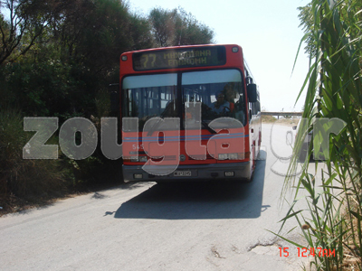 Σήμα κινδύνου για δρόμο-καρμανιόλα στη Νέα Μηχανιώνα