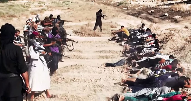 Οι τζιχαντιστές εκτελούν αδιακρίτως Γεζίντι που αιχμαλώτισαν κατά τη διάρκεια της προέλασής τους