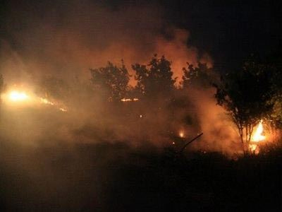 Βραδινό ξέσπασμα πυρκαγιάς στο Λασίθι