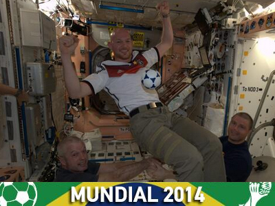 Πανηγυρισμοί για τη Γερμανία και στο διάστημα…