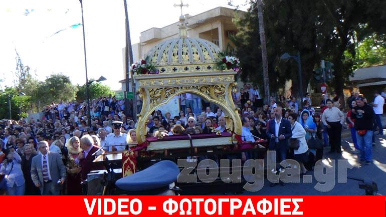 Κοσμοσυρροή για το ιερό λείψανο της Αγίας Βαρβάρας