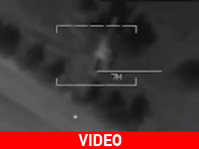 Οι βομβαρδισμοί των ΗΠΑ κατά των τζιχαντιστών από την «κάμερα μάχης»