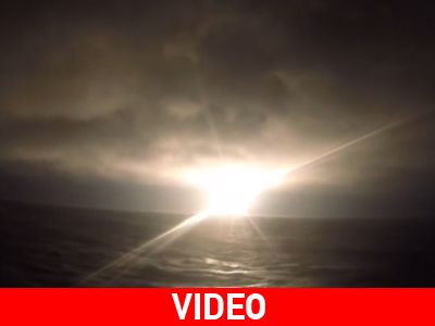 Ρωσία: Άσκηση εκτόξευσης πυρηνικού πυραύλου από υποβρύχιο on camera