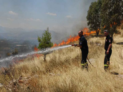 Υπό έλεγχο η πυρκαγιά στο Μετόχι Καπανδριτίου