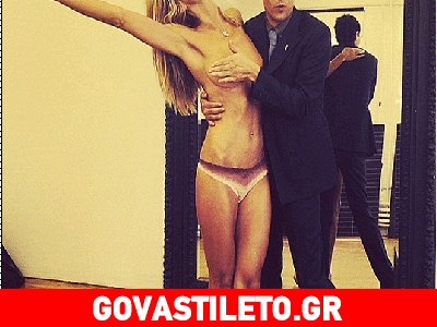 Star και μητέρα ποζάρει μόνο με το εσώρουχο και δέχεται τα… χάδια αγνώστου!