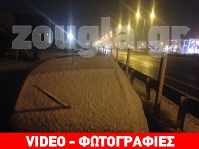 Έντονη χιονόπτωση στα βόρεια προάστια – διακόπηκε η κυκλοφορία σε Πάρνηθα, Πεντέλη