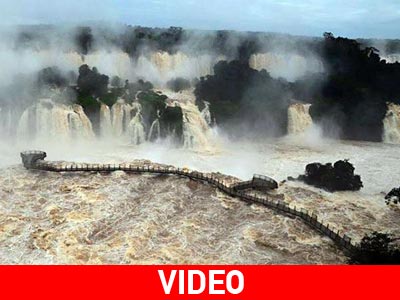 Βραζιλία: Σε υγρό τάφο μετατρέπονται οι πανέμορφοι καταρράκτες του Ιγκουαζού