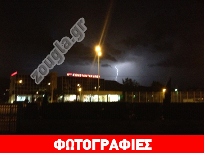 Αστραπές στο Λεκανοπέδιο Αττικής
