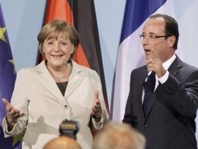 Συνάντηση Μέρκελ-Ολάντ ενόψει Συνόδου Κορυφής