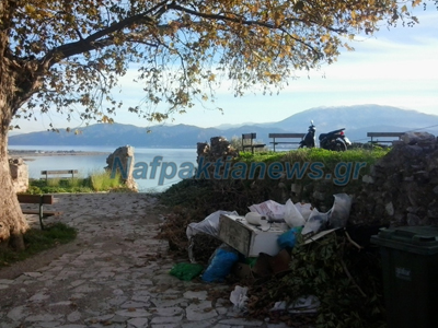 Εικόνες ντροπής στο κάστρο της Ναυπάκτου