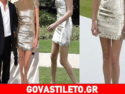 Τα ατελείωτα πόδια της ηθοποιού «έκλεψαν» την παράσταση! Την καμάρωνε ο αγαπημένος της