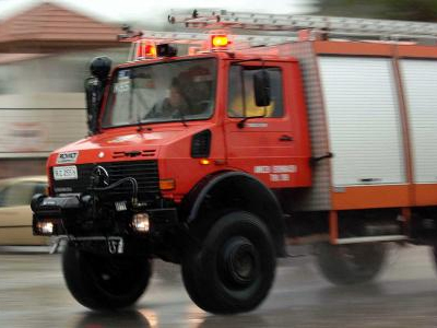 Ελαφρύς τραυματισμός πυροσβέστη στη Σάμο