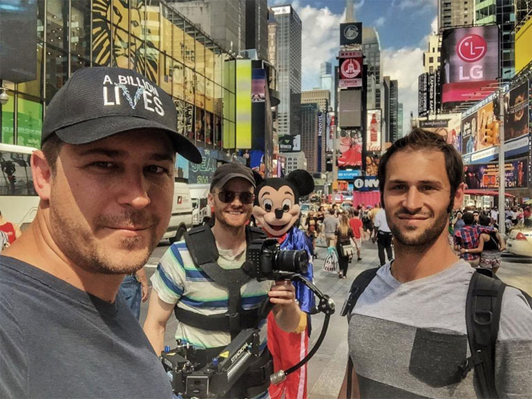 Γυρίσματα στη Νέα Υόρκη