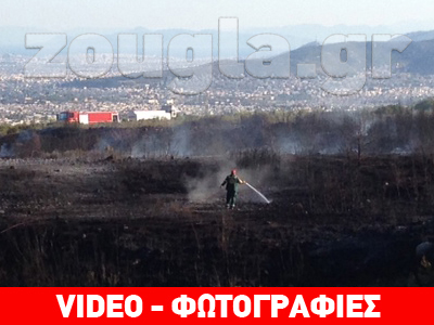 Σε ύφεση η πυρκαγιά σε κεντρική οδό των Θρακομακεδόνων