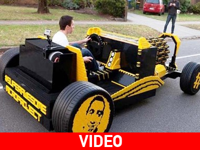 Έφτιαξαν αυτοκίνητο που κινείται οικολογικά με… τουβλάκια Lego!