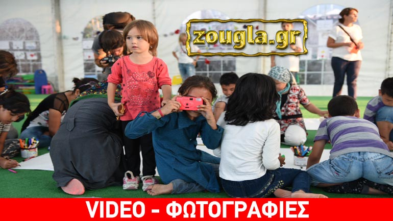 Ξενάγηση στο νέο χώρο φιλοξενίας προσφύγων στον Ελαιώνα – αντιδράσεις κατοίκων