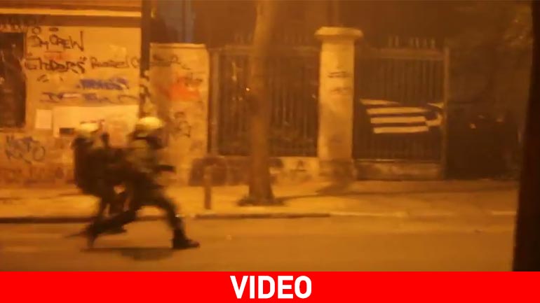 Bίντεο των αντιεξουσιαστών με τα επεισόδια στο Πολυτεχνείο – Πανούσης: θέλουν νεκρό