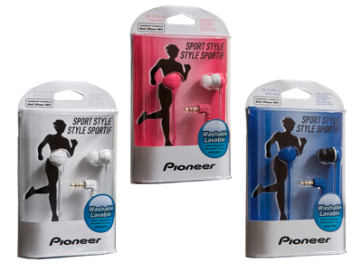 Μουσική παντός καιρού με τα αδιάβροχα ακουστικά «ψείρες» Pioneer SE-CL331