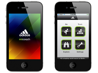 Η Adidas μετατρέπει το smartphone σε personal trainer