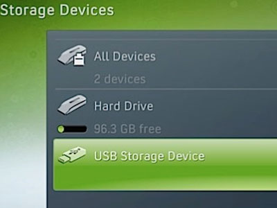 Σύντομα το Xbox 360 θα υποστηρίζει αποθήκευση μέσω USB